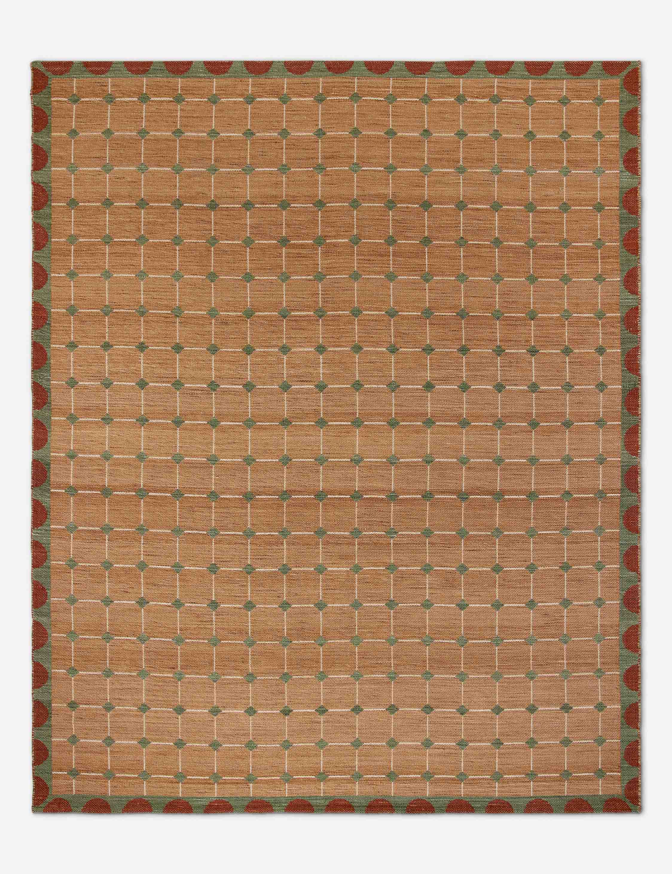 Crawford Indoor / Outdoor Rug Swatch, Green - Image 3
