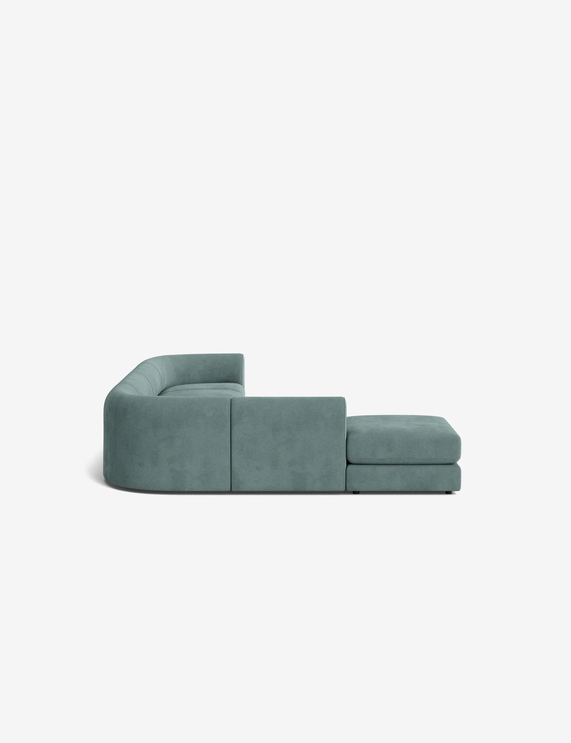 Sergio Modular Corner Sectional Sofa With Ottoman - Image 206